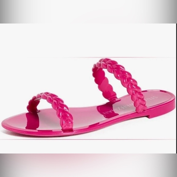 Stuart Weitzman Shoes - Stuart Weitzman Braida Jelly Pink Sandals